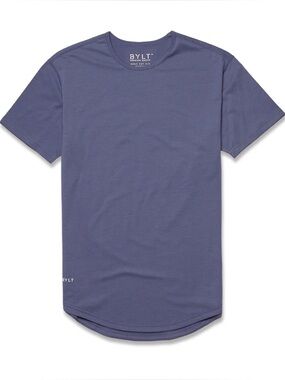 BYLT Men’s Short Sleeve Tee Shirt Athletic Light Blue